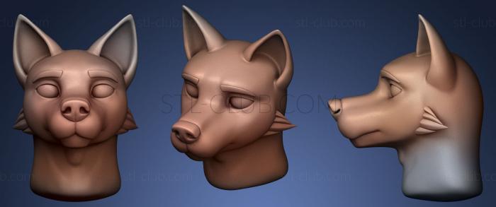 3D model Fox Sculpt (STL)